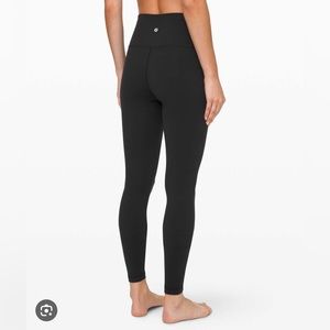 Black Lululemon Wunder Under “21